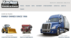 Desktop Screenshot of luckentrucks.net