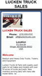 Mobile Screenshot of luckentrucks.com